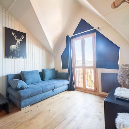 Ferienwohnung Le Cerf - Duplex Avec Superbe Vue Montagne Les Angles  Exterior foto