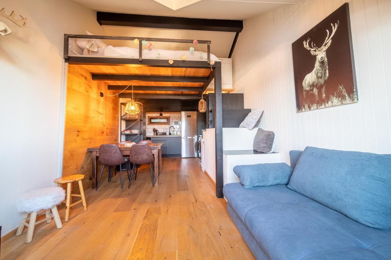 Ferienwohnung Le Cerf - Duplex Avec Superbe Vue Montagne Les Angles  Exterior foto