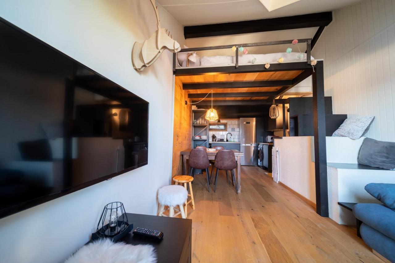 Ferienwohnung Le Cerf - Duplex Avec Superbe Vue Montagne Les Angles  Exterior foto